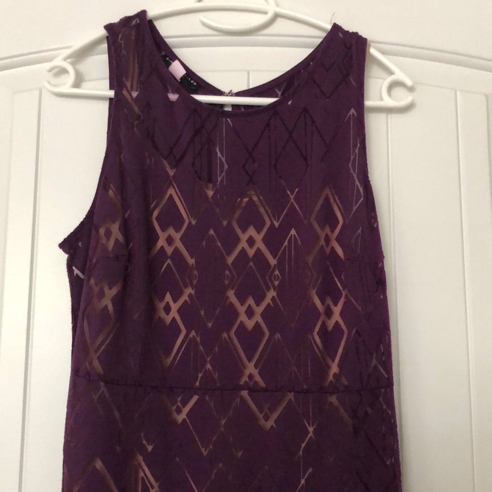 Purple Maxi Dress - Picture 3 of 4